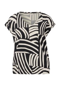 Street One BEDRUCKTE - Blouse - schwarz