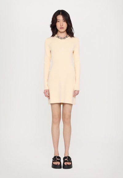 Rabanne Vestido de tubo - cream