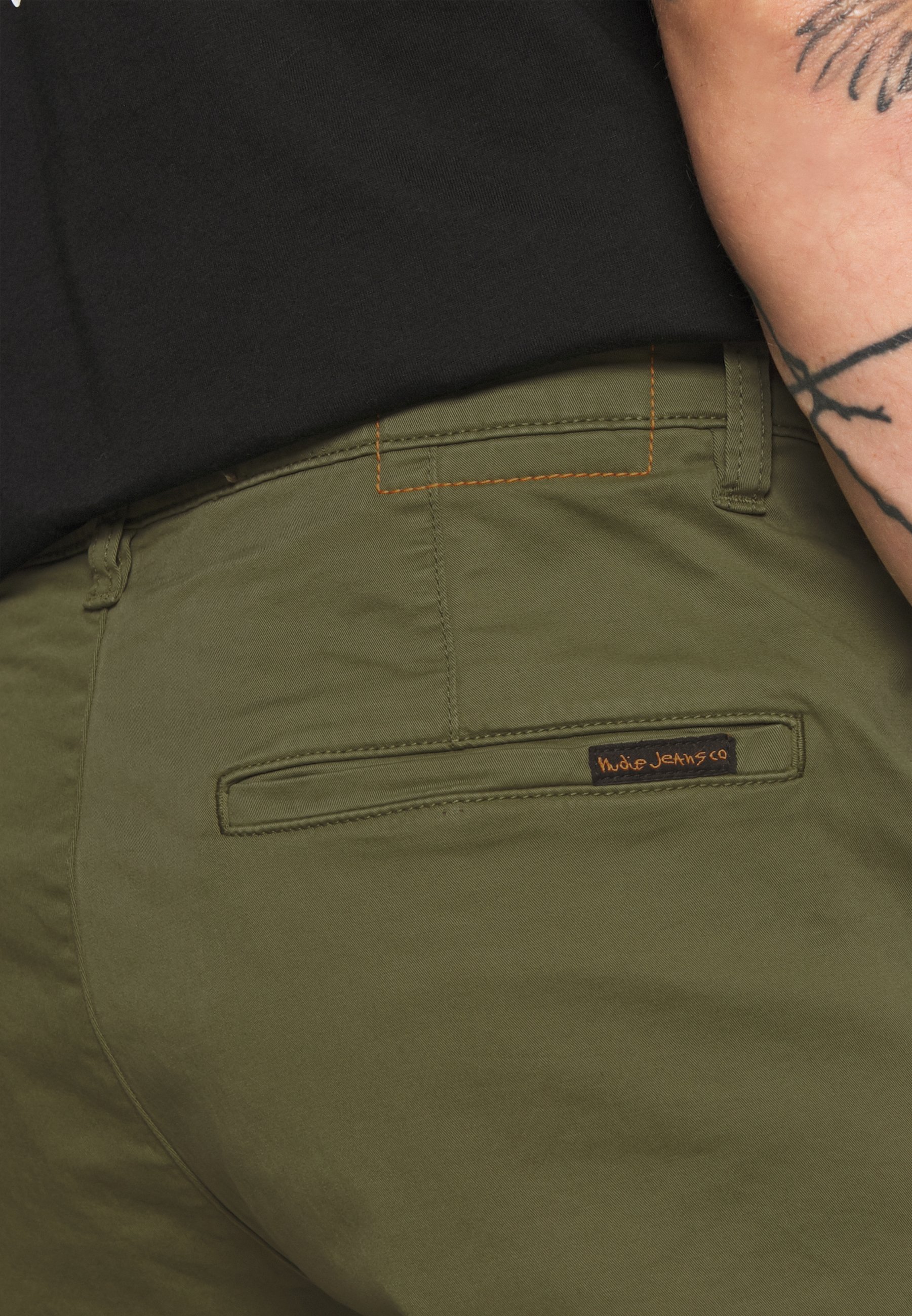 Nudie Jeans EASY ALVIN Chinos green Zalando.se Nudie Jeans COLIN Tunn jacka green Zalando.se
