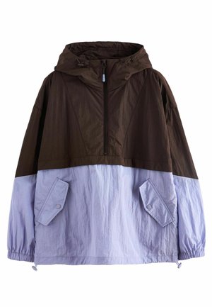 QUARTER ZIP - Regnjakke / vandafvisende jakker - brown lilac