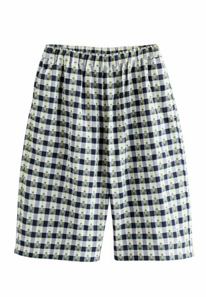 REGULAR FIT - Broek - black white floral