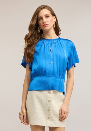 CON FASCIA - Camicetta - bluette