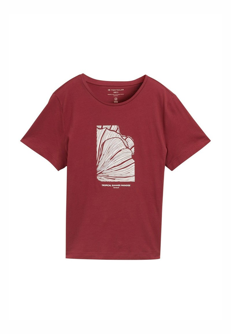 Tom Tailor T-shirt print rood Tom Tailor T-shirt print rood
