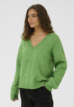 CUTOBY KIMMY PULLOVER - Džemper - mint green melange