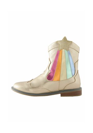 REGULAR FIT -WESTERN - Cowboy/biker ankle boot - gold