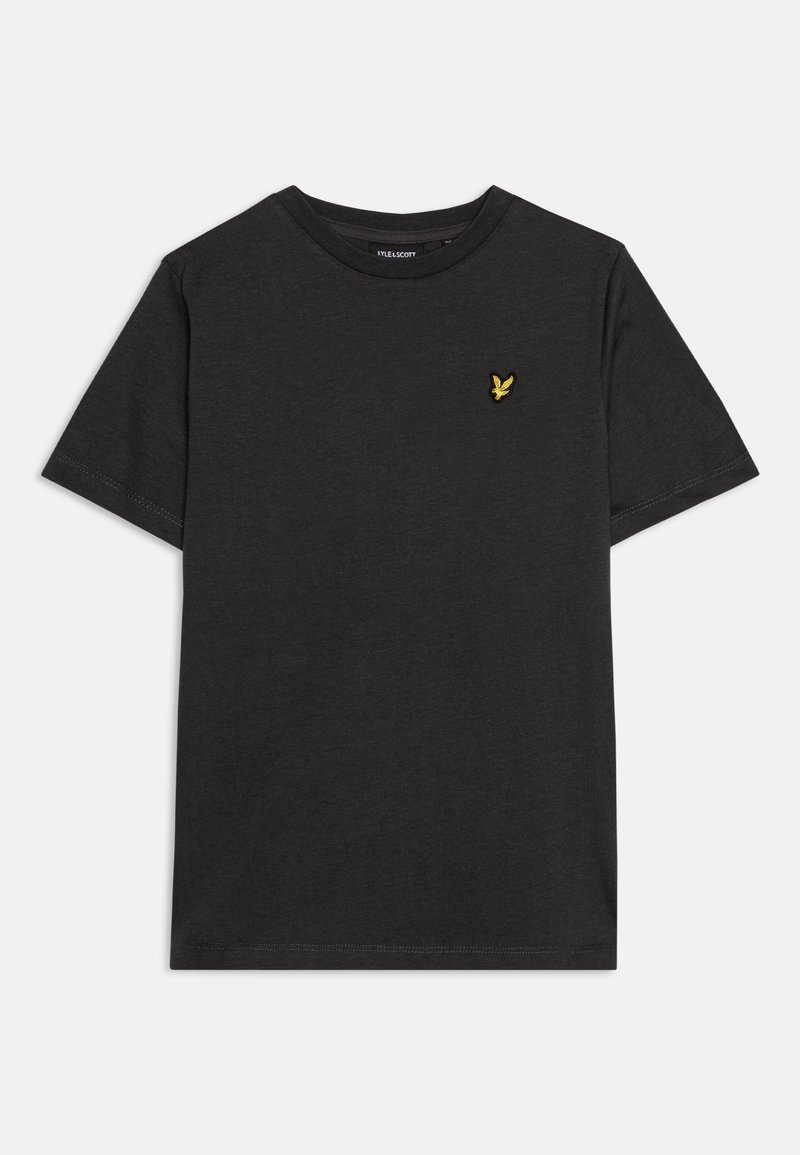Lyle & Scott PLAIN - Jednoduché tričko - gunmetal