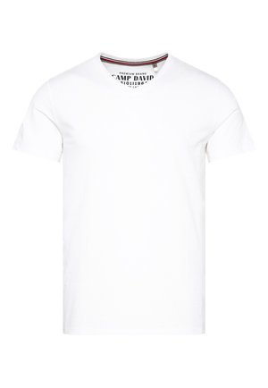 Camp David, MIT V-NECK - Camiseta básica - opticwhite