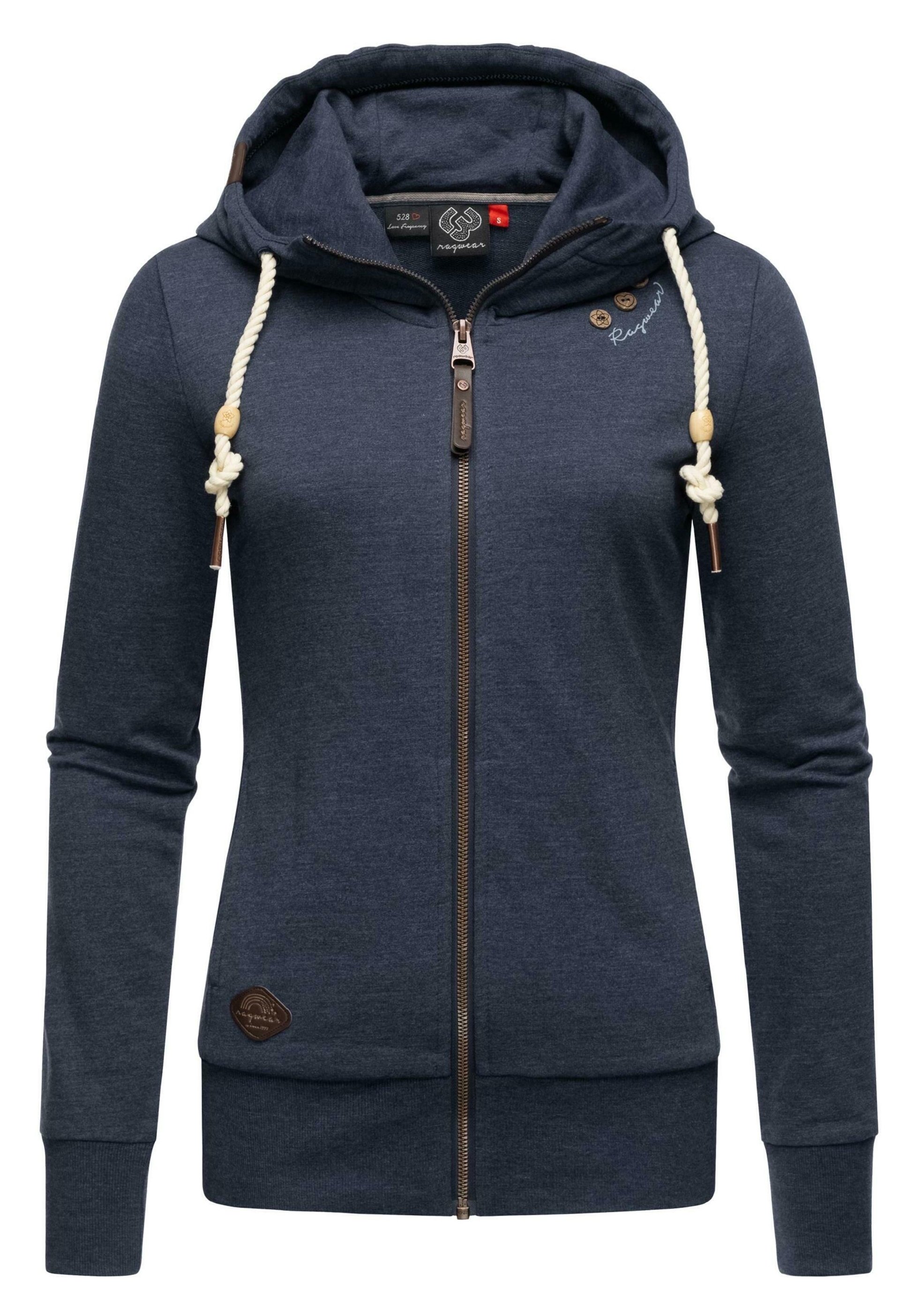 Ragwear Sweatjacke mottled dark blue/dunkelblau meliert (Pre