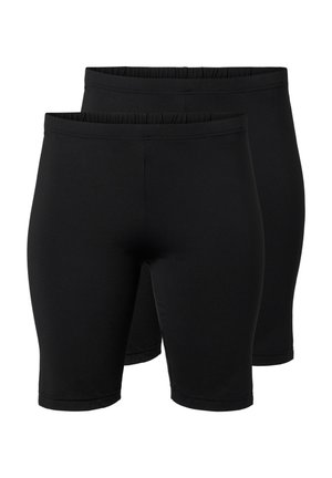 Zizzi 2 PAK CYKEL - Shortsit - black