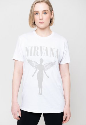 Paradiso Clothing NIRVANA IN UTERO TOUR - Print T-shirt - white