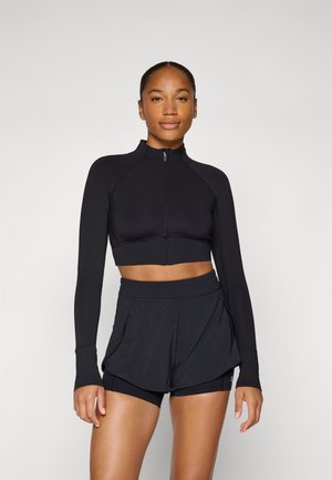 Fabletics PURELUXE CROPPED JACKET - Sportinė striukė - black