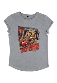 Henry Tiger CARS-CARS 2 TREX TERROR - T-shirt med print - melange grey
