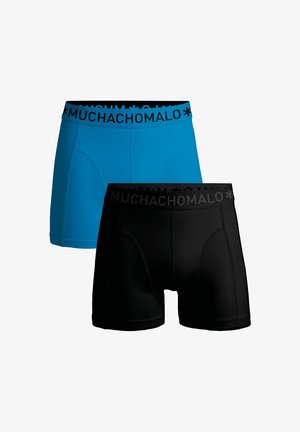 2-PACK SOLID - Trumpikės - black blue