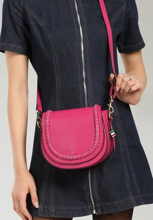 DrachenLeder, Sac bandoulière - fuchsia pink