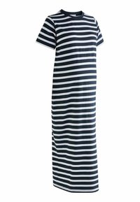Next STRIPE  REGULAR FIT - Svetríkové šaty - navy blue