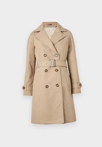 LONG DOUBLE BUTTON WITH DETACHABLE LINING - Ballonkabát - camel