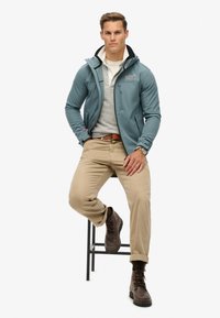 Superdry & Co HOODED TREKKER - Blouson - stormy weather blue