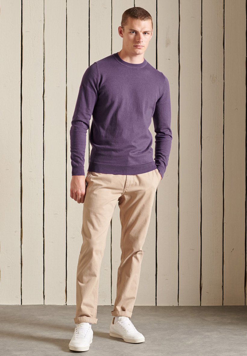 Superdry VINTAGE EMBROIDERED CREW 