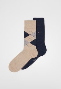 Tommy Hilfiger - MEN SOCK 2 PACK - Socken - beige melange Thumbnail-Bild 1