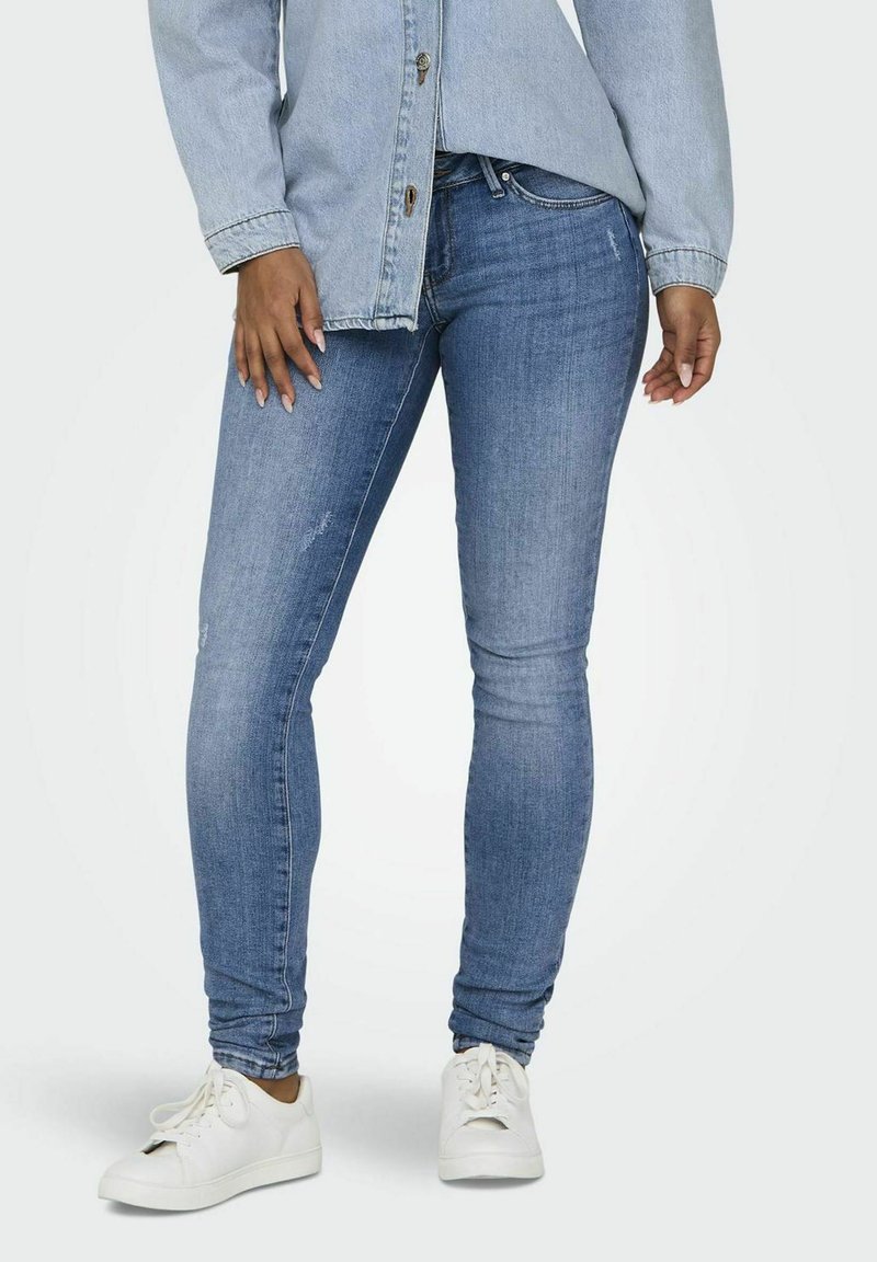ONLY Vaqueros pitillo - light blue denim