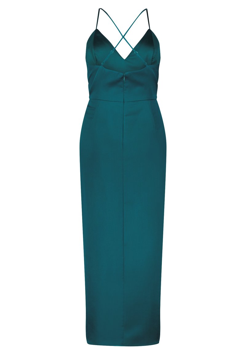 Vera Mont ABENDKLEID MIT RAFFUNG - Cocktail dress / Party dress - oriental  green/green