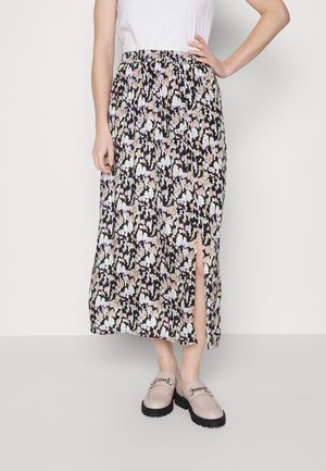 Kaffe OLLI SKIRT - Φούστα σε γραμμή Α - black/blue