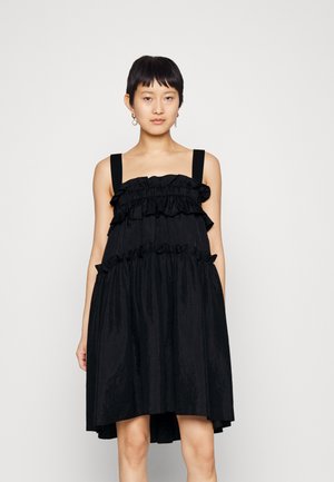 Brogger CASSIE MIDI DRESS - Cocktailkjole / festkjole - fluro yellow stripe