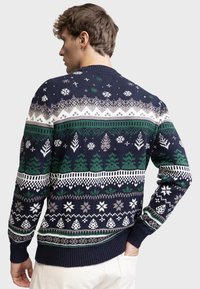 Redefined Rebel SANTA REGULAR FIT - Pullover - navy blazer
