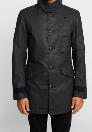 Kurzmantel - black denim