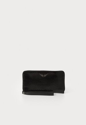 Zadig & Voltaire COMPAGNON GLOSSY WILD - Portefeuille - black