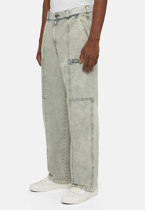 NEWINGTON PANT - Cargobyxor - dble dye acid wash forest