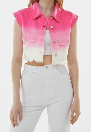 Hemdbluse - neon pink