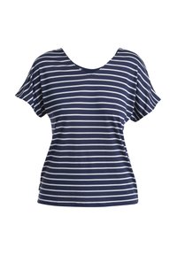 T-shirt print - midnight navy snow