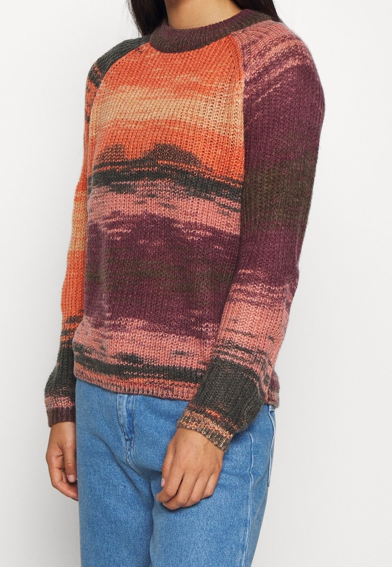 Noisy May Strickpullover - red
