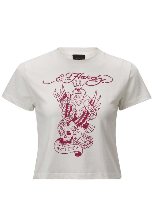 Ed Hardy BLOOMING - Jeans Relaxed Fit - blue/blå - Zalando.dk