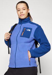 The North Face YUMIORI FULL ZIP - Giacca in pile - indigo plum/estate blue/iron bronze