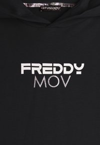 Freddy CORTA IN VITA CON E STAMPA - Jersey con capucha - nero