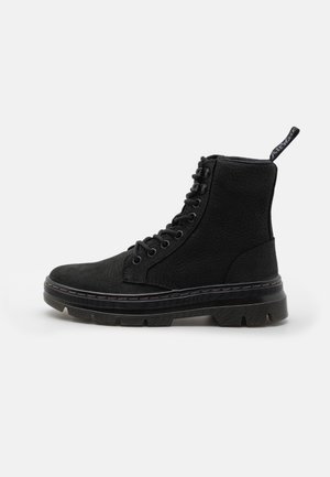 Šněrovací kotníkové boty - black