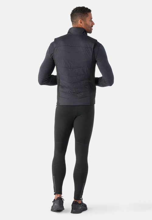 Veste Smartwool Mérinos Homme 2XL Noire - Zip Intégral, Poche Zippées, Pouces - Idéale Randonnée