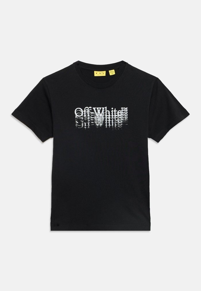 Off-White KIDS BIG BOOKISH STAMP UNISEX - Print T-shirt - black