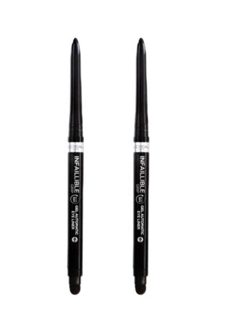 L'Oréal Paris LOT DE 2 - EYELINER LINER GEL INTENSE WHITE INFAILLIBLE GRIP - Eyeliner - intense black