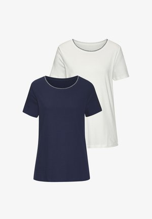 Vivance, 2 PACK - T-shirt basique - blau creme