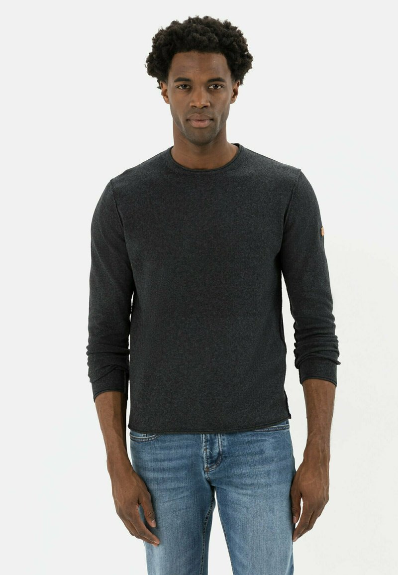 Herren Strickjacken | camel active PULLOVER MIT RUNDHALSAUSSCHNITT Strickpullover graphite grey/dunkelgrau - BD66958 Herren Strickjacken | camel active PULLOVER MIT RUNDHALSAUSSCHNITT Strickpullover graphite grey/dunkelgrau - BD66958