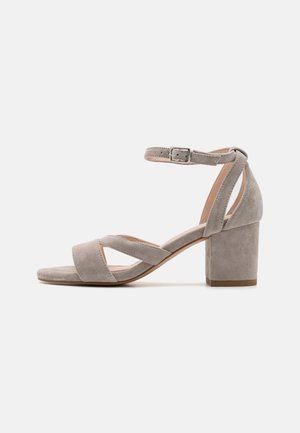 LEATHER - Sandaler - light grey