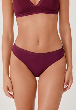 HAPPILY WE CARE - Briefs - bordeaux grenat