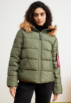 PUFFER ALPHA - Winterjacke - sage green