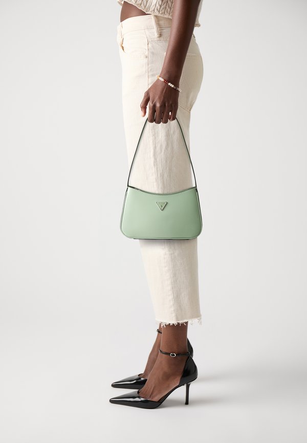 ARNELA ZIP SHOULDER BAG - Handbag - sage