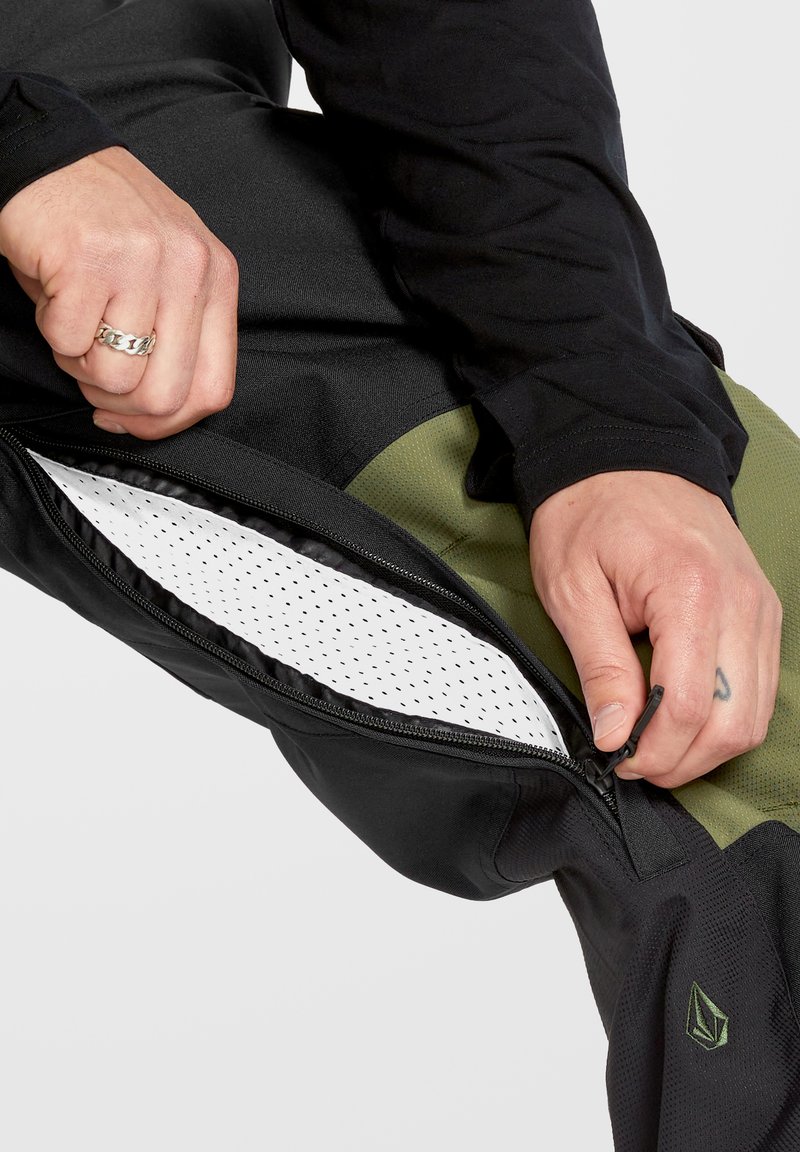 Pantaloni Da Sci Uomo Termici Impermeabili E Antivento, Modello Baggy Con Bretelle Regolabili, Fodera Calda E Morbida, Softshell Rinforzato Per Snowboard E Neve