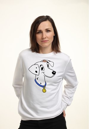 101 DALMATIANS PERDITA BIG FACE - Sudadera - white
