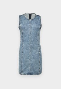 SHORT DRESS - Robe en jean - blue